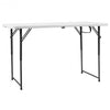 4ft Adjustable Camping and Utility Folding Table