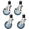 Set of 4 Swivel Caster Wheel with Brake