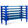 Pack of 6 Stackable Daycare Standard Rest Cots-Blue