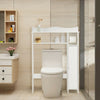 Toilet Storage Cabinet Bathroom Space Saver with Paper Holder