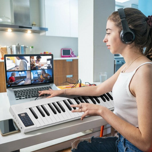 2 in 1 Attachable Digital Piano Keyboard 88/44 Touch sensitive Key with MIDI