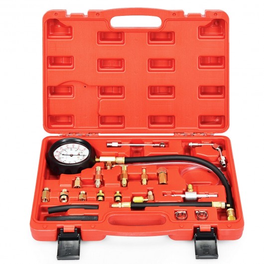 Fuel Injector Injection Pump Pressure Tester Gauge Car Tools