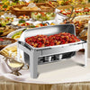 9 Quart Stainless Steel Roll Top Chafing Dish