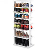 7 Tiers Big Shoe Rack Wooden Shoes Storage Stand