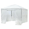 Greenhouse Outdoor Mini Walk-in Plant Portable Garden Greenhouse-White