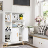 Floor Storage Free Standing Wooden Display Bookcase
