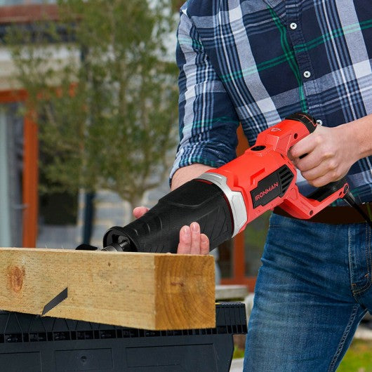 Electric Reciprocating Saw Handheld Wood & Metal Cutting Tool Kit