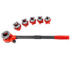 Ratchet Ratcheting Pipe Threader Kit Set