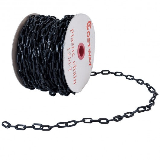 Plastic Chain with Endless Applications Control Safety Barrier-Black