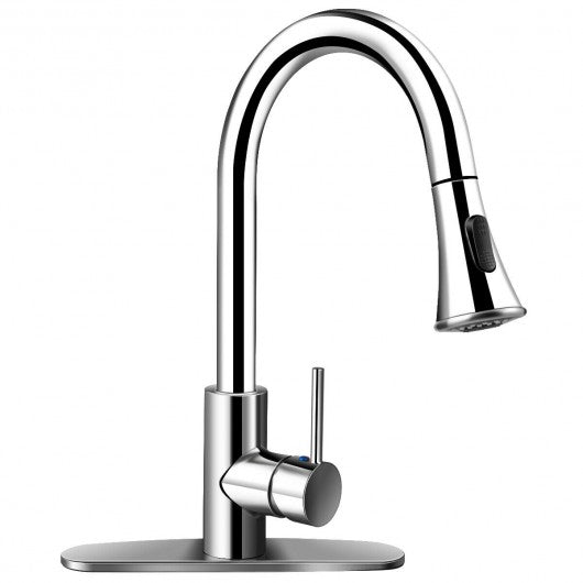 Kitchen Faucet Single Handle Brushed Nickel