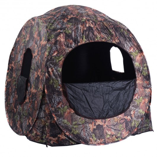 Portable Pop up Ground Camo Blind Hunting Enclosure