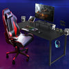 63 inch Gaming Desk with Monitor Shelf Tablet Board