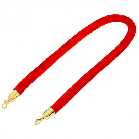 2pcs Barrier Crowd Control Stanchion Queue Velvet Rope