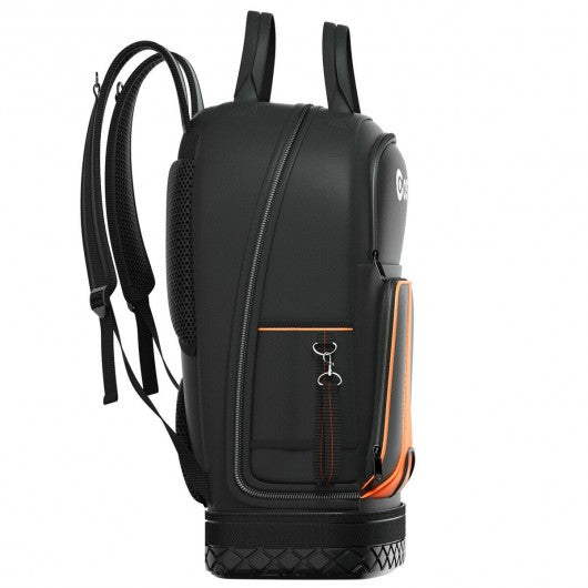 Tool Backpack Heavy Duty Jobsite Tool Bag 33 Pockets