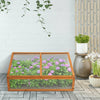 Garden Wooden Raised Flower Planter Bed