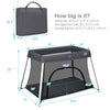 Lightweight Foldable Baby Playpen w/ Carry Bag