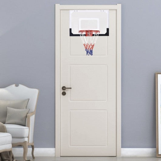 Over-The-Door Mini Basketball Hoop Includes Basketball & Hand Pump