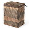 Removable Liner Bag Synthetic Rattan Basket Handwoven Laundry Hamper