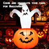 6 FT Halloween Blow-Up Inflatable Ghost in Pumpkin