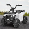 6V Battery Powered Kids Electric Ride on ATV-White