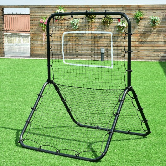 Baseball Softball Rebounder Throw Pitch Back Training Net