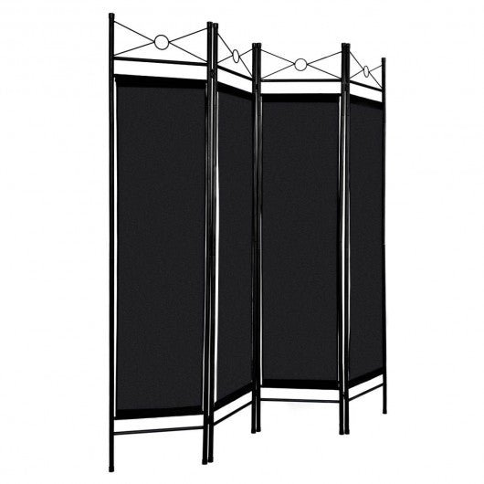 4 Panels Metal Frame Room Private Folding Screen