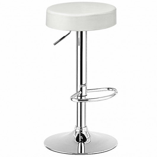 1 PC Round Bar Stool Adjustable Swivel Pub Chair