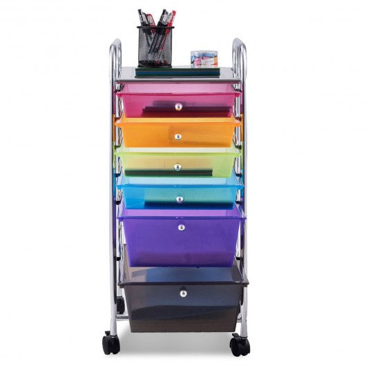 6 Drawers Rolling Storage Cart Organizer
